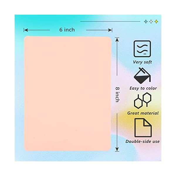 Beoncall Practice Skin für Haut, 20,3 x 15,2 cm, weiches Silikon, doppelseitig, 15 Stück – Bild 3