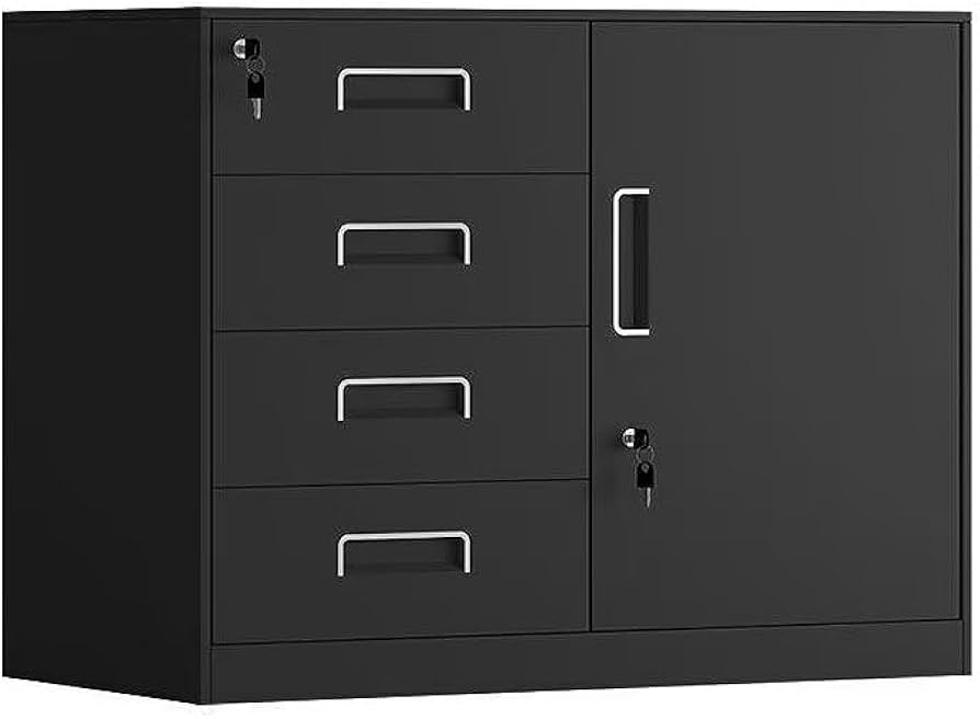 KASABULAC キャビネット オフィスキャビネット 組立て不要 スチール製 Amazon.co.jp: KASABULAC キャビネット オフィスキャビネット 組立て