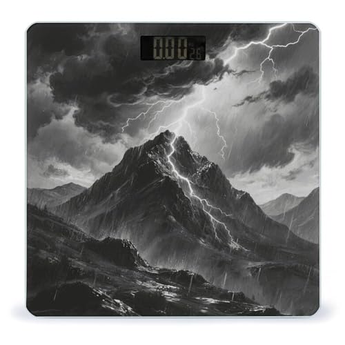 Báscula digital de baño Black and White Mountain miniatura 1