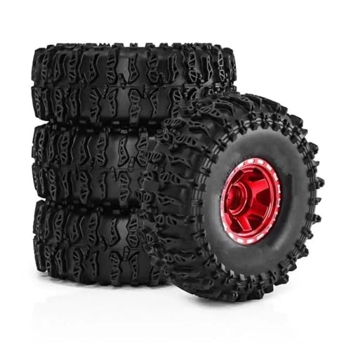 For TRX4M For SCX24 AX24 For FCX24 1/18 1/24 4 �� 63 �~�����[�g�� 1.0 "�����r�[�h���b�N�z�C�[���^�C���Z�b�g RC �N���[���[�Ԃ̃A�b�v�O���[�h�p�[�c�A�N�Z�T���[ RC�p�[�c