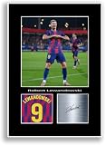 LJW Prints Robert Lewandowski Fußballspieler-Druck, 