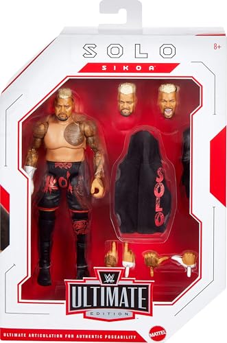 WWE Ultimate Edition Figurine et accessoires Solo Sikoa de 15 2 cm - vue 3