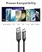 10FT USB C Cable 2PACK, Charge iPhone 15 16 Pro Max, iPad Pro, Fast Charging, Nylon Cord for Samsung Galaxy S24 S23 S22 S21 S20 S10, Note 20 10, Tab S9, A52, Google Pixel, Moto, LG, OnePlus, Kindle