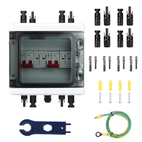 Miniatura 8 de Protección Contra Sobretensiones Fotovoltaica, 2 Entradas Y 2 Salidas Disyuntor Dc Disyuntor Protección Contra Rayos 2 Cuerdas 1000v Cc 40a 20-40ka Caja Conexión Generador Caja Conexión Solar Ip65