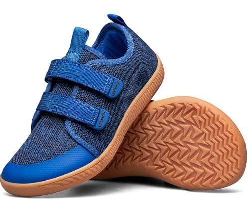 TUOTOM Kids Barefoot Shoes Wide Minimalist Sneakers Breathable Wide Toe Box Walking Shoes Zero Drop Lightweight Fashion Sneakers Boys/Girls/Little/Big4