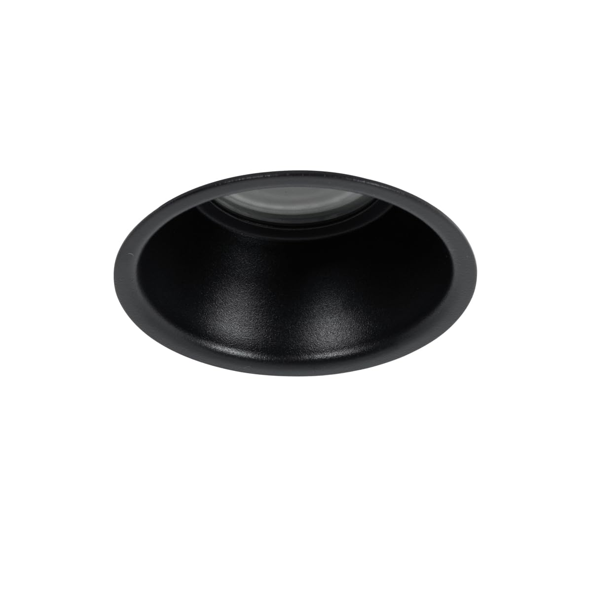 Qazqa Moderno Set de 12 focos empotrables negros GU10 50 mm IP44 - Dept Aluminio Redonda Adecuado para LED Max. 12 x 50 Watt