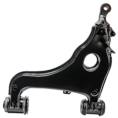 Image of Detroit Axle - RWD Front Suspension Kit for Mercedes-Benz E320 E420 E430 E55 AMG, 2 Upper Control Arms with Ball Joints 2 Lower Control Arms Replacement