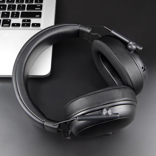 Almohadillas refrigerantes SOULWIT para auriculares gaming Razer BlackShark V3 y BlackShark V3 X HyperSpeed inalámbricos, con tela de seda helada y espuma viscoelástica de alta densidad - Negro miniatura 5