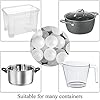 Lawei 300 PCS Sous Vide Cooking Balls, BPA Free 20mm Insulating Balls for Sous Vide, Vacuum Small Balls for Cookers Water Bath Cooking and Sous Vide Container, Reduces Heat Loss & Water Evaporation