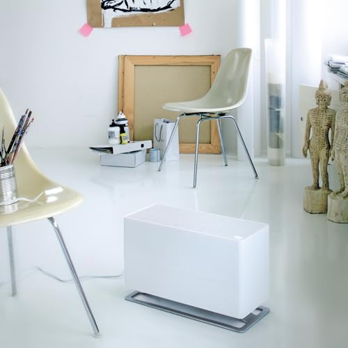 Humidificateur d'air Oskar big de Stadler Form, humidificateur à économie d'énergie pour des pièces jusqu'à 100 m², humidificateur avec arrêt automatique, LEDs à intensité variable, blanc – vue 2