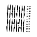 Accessoires d'hélice de Drone 16 pièces hélices/Ajustement pour SG906 Pro 2/PRO/X7/X7 PR0/X193 Pro pièces de Rechange pour Drones RC Accessoires pour Drones RC Pièces détachées pour Drones.