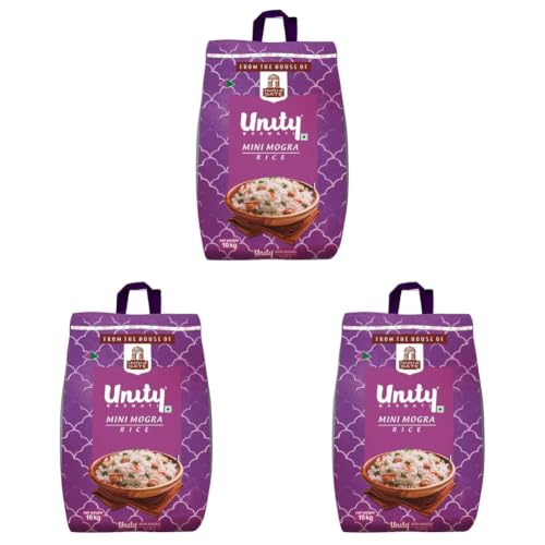 Image of Unity Mini Mogra Basmati Rice, 10 Kg Pack | from The House of India Gate (Pack of 3)