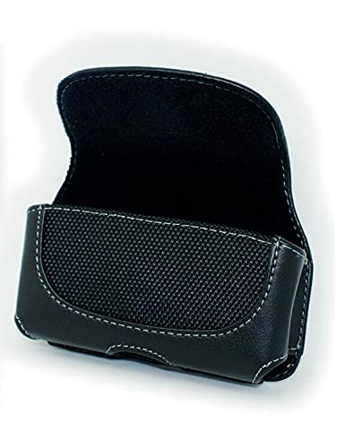 Fastsun Alcatel SmartFlip Belt Clip Case, Black Leather Case Pouch Belt Holster with Clip/Loop for ATT/Cricket Alcatel SmartFlip 4052R/DALN5017