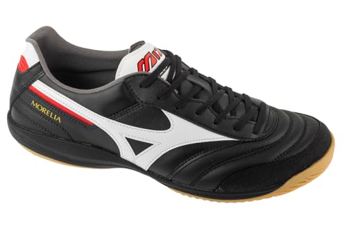Mizuno Morelia Sala Elite IN Q1GA251201, Men Indoor Football Trainers, Black, 47 EU