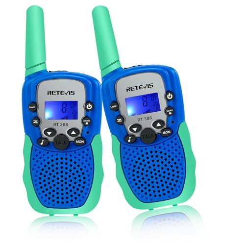 Retevis RT388 - Linterna Vox de Largo Alcance para niños y niñas, 3-12 años, Juguetes para niños, Regalos de cumpleaños para Actividades (1 par, Azul Cian) Retevis RT388 - Linterna Vox de Largo Alcance para niños y niñas, 3-12 años, Juguetes para niños, Regalos de cumpleaños para Actividades (1 par, Azul Cian)