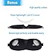 PREMIUM Stop Snore Solution: Adjustable Anti Snoring Chin Strap Device + 4 Nose Vents Aid to Easy Breathing + 3D Contoured Sleep Mask - For a Silent Sleep and Restful Night
