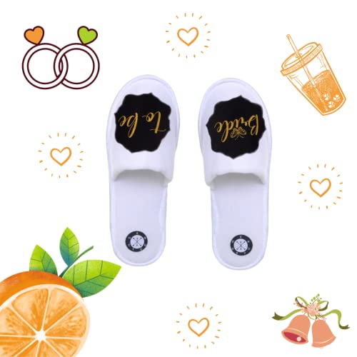 Image of BRIDE TO BE Home Slippers For Women And Props For Wedding Shoot & Gifting