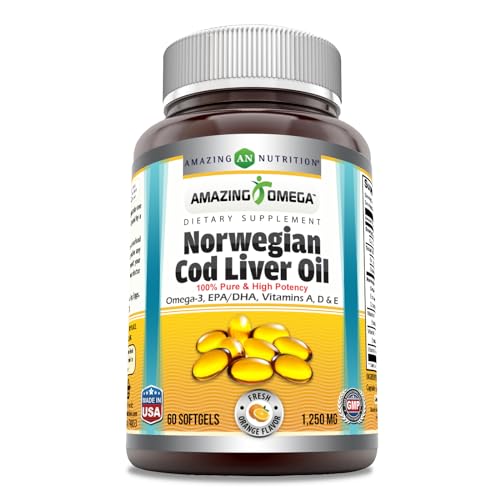 Amazing-Omega-Norwegian-Cod-Liver-Oil-1250-Mg-Softgels-Supplement-Omega-3-EPA-DHA-Vitamin-A-Vitamin-D-Vitamin-E-Orange-60-Count