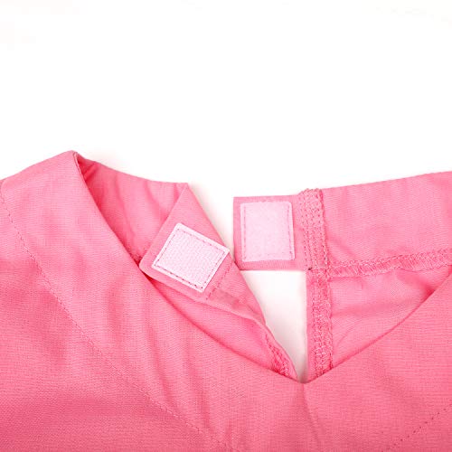 Leadtex- Pretend-Play Doctor Costume for Kids,Dress up Role Play Doctor Clothing with top,Pants,mask,Coat and stethoscopes.(Pink,3-4YRS) - Thumbnail 6