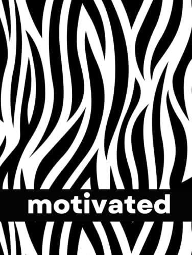 Motivated: 500 page Blank Lined Extra Large Big Book Journal Notebook Women...