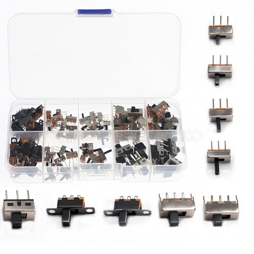 Interruptor deslizante 3 pines micro SPDT para placas de circuito impreso y Arduino breadboard