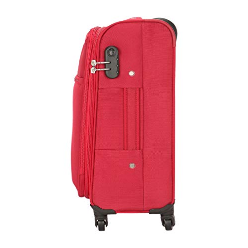 Image of American Tourister Kamiliant Zaka Polyester 56 cms Maroon Softsided Cabin Luggage (KAM ZAKA SP 56 cm - Maroon)