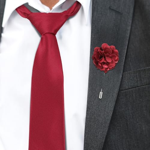 Set de corbata ajustable para hombre con accesorios formales miniatura 4