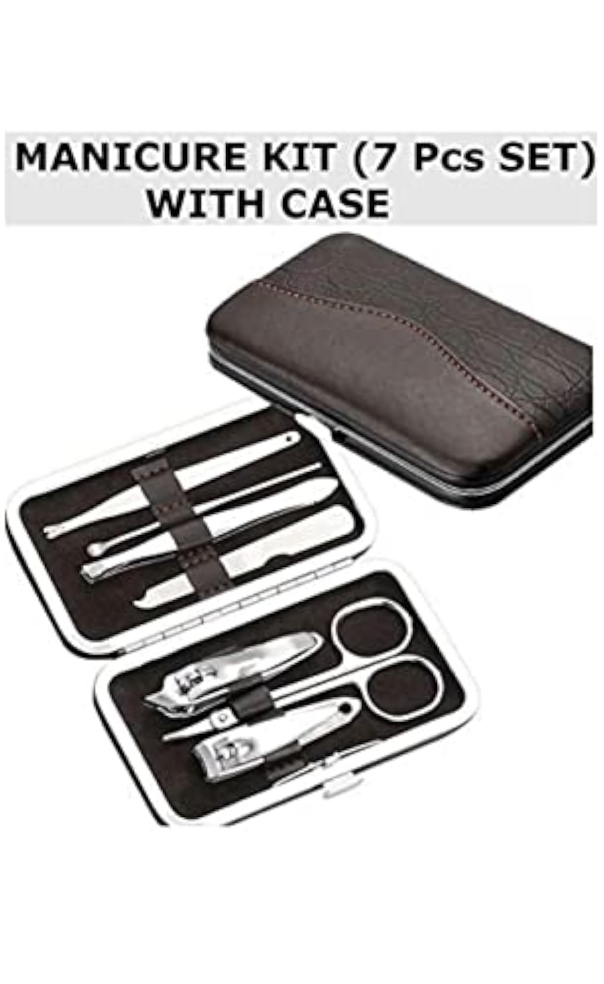Grooming Kit 7 in 1 Manicure Pedicure Set