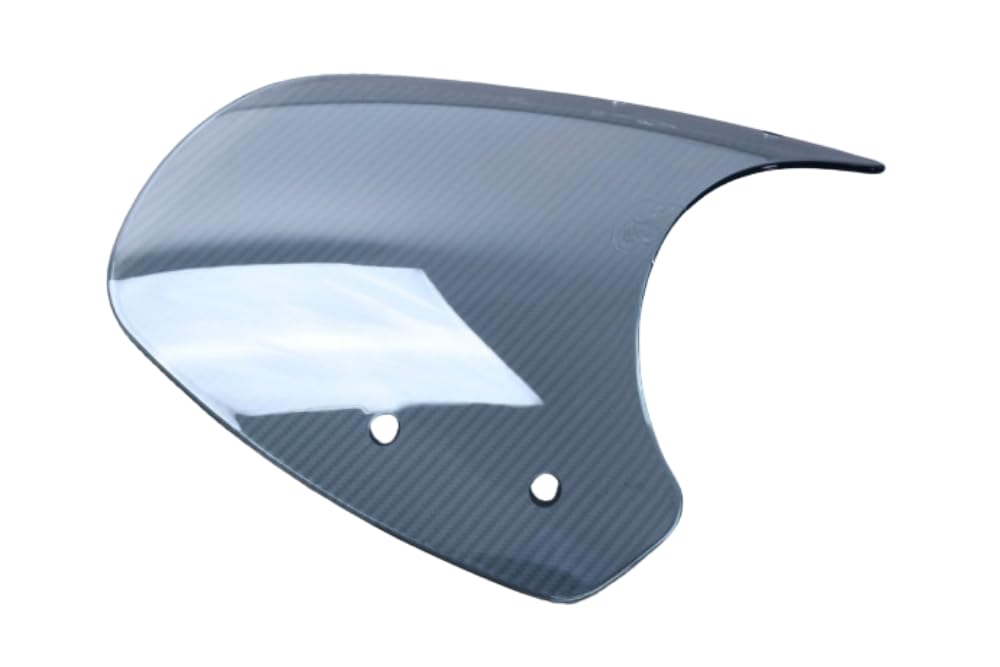 avdb-moto Szyba/Deflektor wiatru kompatybilny z DUCATI SCRAMBLER 800 2015-2017, SCRAMBLER 400 SIXTY2 2016-2023, 800 2018-2022, 800 2023-24 Z poliwęglanu (Przyciemniana - Podwójna krzywizna)