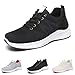 Women's Walking Shoes Slip On Sneakers Lightweight Breathable Flying Woven Mesh Upper Shoes Comfort Casual Jogging Footwear Ladies Tennis Shoe Non-Slip Gym Workout Fashion Running Sneakers Grey