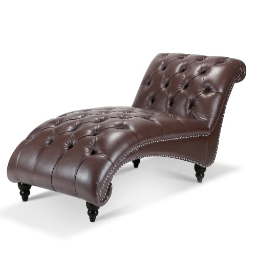 Modern Chaise Lounge, Upholstered Velvet Chair - Armless with Pillows, Suits Bedroom and Living Room