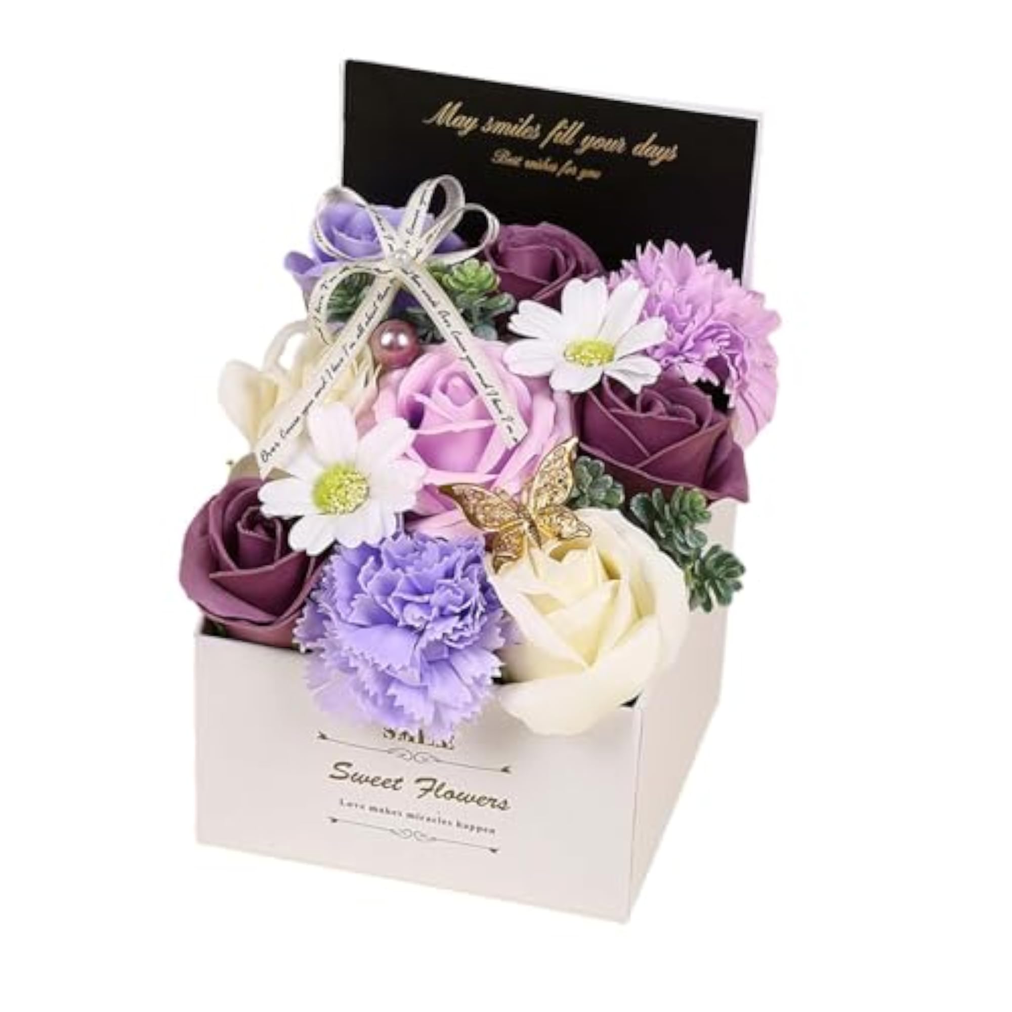 Soap Flower Gift Box Scented Rose, Luxury Gift