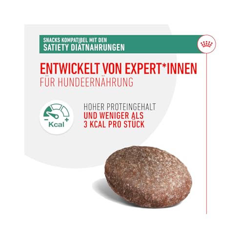 Royal Canin Veterinary Satiety Weight Management Treats | Doppelpack | 2 x 230 g | Snacks für Erwachsene Hunde Aller Rassen | Wiederverschließbarer Beutel | Weniger als 3 Kalorien