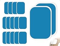 AOYEGIC 14 Stück Gel Pads,Hydrogel Pads,Muskelstimulator Elektrische Trainingsgerät Ersatzteile,Kompatibel mit EMS Bauchmuskeltrainer,Zuhause,Fitnessstudio,Massagesalons