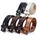 BS040 100% One-Piece Full Grain Leather Belt Straps with Slot Hole 1-1/2