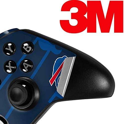 Skinit Decal Gaming Skin Compatible with Xbox One Elite Controller - Officially Licensed NFL Buffalo Bills Double Vision Design