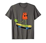 skateboarding shirt Du liebst das Skaten, das Fahren auf dem rollenden Brett? Du machst die heftigsten Stunts im Skatepark oder auf der Straße? Axle Nuts, Baseplate, Bearing, Bolts, Deck, Nose und Griptape sind dir ein Begriff? Dann brauchst du dieses Skateboard Motiv.