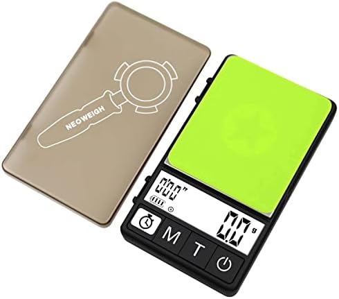 (Latest Version) Espresso Scale with Timer 1000g x 0.1g