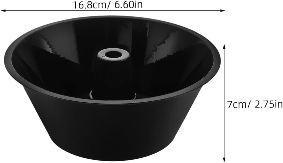 10pcs 700ml Black Popcorn Cups and Snack Bowls Reusable Plastic Popcorn Holders for Party Snacks Chips and Drinks Compatible with 90/95mm Diameter Cups