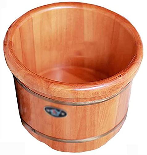Barril para baño de pies 35 cm para pedicura con tapa y masajeador