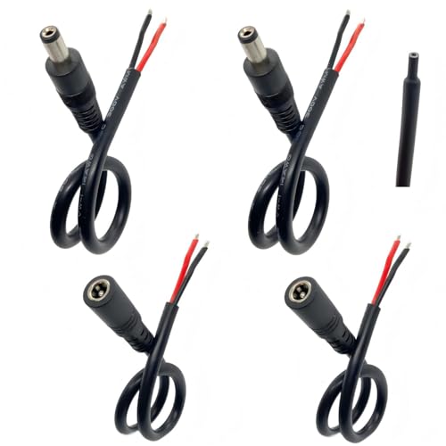 Cables de alimentación CC para cámaras de seguridad de 12V y sistemas de videovigilancia doméstica