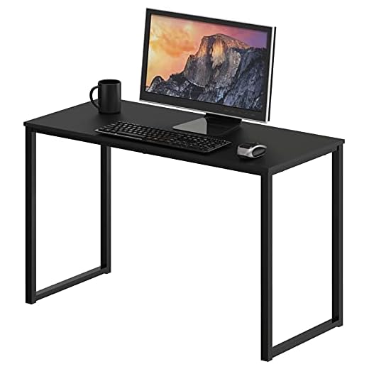 SHW Home Office 32-Inch Computer Desk, Black