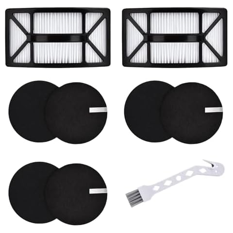 MZY LLC Filter Replacement for Bissell Vacuum,Filter for Bissell CleanView 2486, 2487, 2488, 2490, 2492, PowerClean 2494 Vacuum, Compare to Part # 1608225, 1604130, 1601972, 2 HEPA +6 Foam Filters Cover