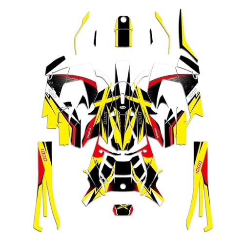 Kit graphique personnalisé Can Am Ryker 2019-2025 autocollant d'équipe complet