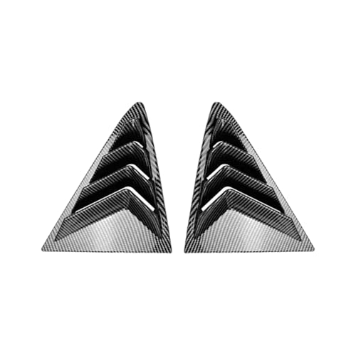 JINFOLI Persianas de Ventana Que mejoran la Apariencia Exterior y añaden Accesorios al vehículo, for Mk8 2018 Cubierta de ventilación para Rejilla de Techo de Coche(Carbon Fiber)