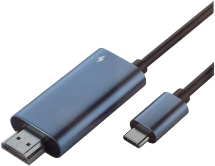 Coverzone USB-C to HDMI Kablo 4K 60Hz | Switch 2 ile uyumlu, MacBookile uyumlu, iPad ile uyumlu ve Telefonlar İçin HD Görüntü ve Power Delivery 100W Şarj Desteği | Type-C - HDTV Bağlantısı | ZR1160
