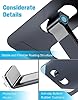 Babacom Laptop Stand, Ergonomic Foldable Computer Stand with Adjustable Height, Ventilated Aluminium Alloy Laptop Riser Desktop Book Stands Compatible with MacBook Air Pro, All 10-16" Laptops (Black) #5