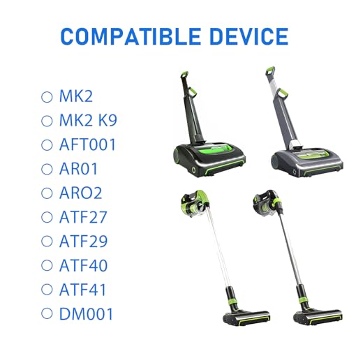 27V 500mA Charger for Gtech AirRam MK2 Cordless Vacuum Cleaner Power Supply Adapter Compatible with Gtech AirRAM MK2 K9 AFT001 AR01 AR02 AR29 AR30 ATF27 ATF29 ATF40 DM001 K13S270050B (Indicator Light)