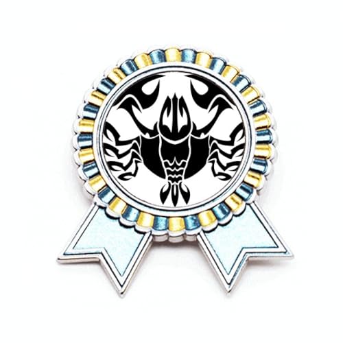 Broche Cancer en métal taille M avec motif constellation du zodiaque pour veste