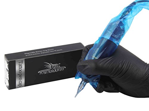 Yilong 200Pcs Cartridge Tattoo Machine Pen Type Covers Bag Protect The Tattoo Machine #TOP2